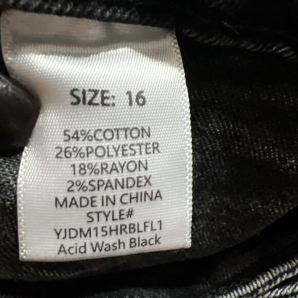 Fashion Nova Forever Stretch Low Rise Flare Jeans Grey Womens Size 16 - Picture 9 of 14